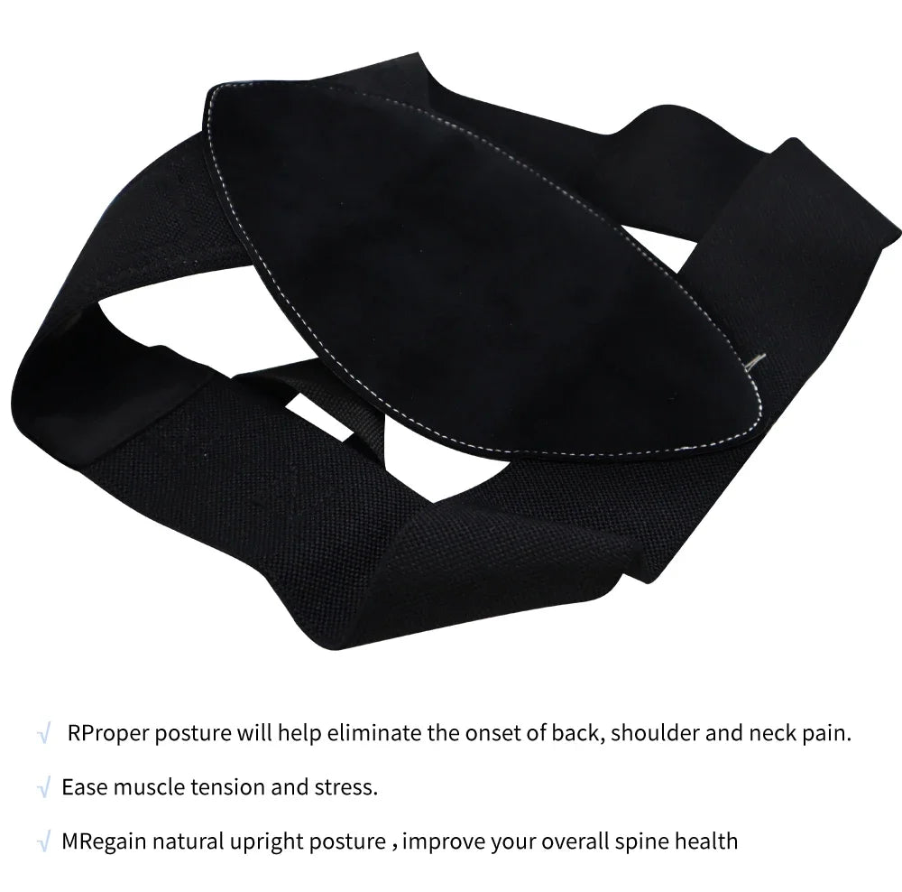 EMS Perfect Posture Belt Corrector Back Massage With Muscle Stimulator For Adult and Kids Improve Lumbar Support Posture