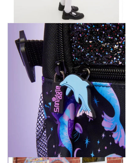 Genuine Australian Smiggle Mermaid Reflection In Water Backpack Children'S Stationery Student Pencil Case Backpack Student Gift