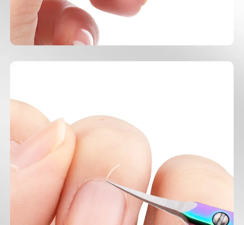 Stainless Steel Manicure Scissors for Nail Care Cuticle Nipper Dead Skin Remover Scissors Nail Art Cuticule Cutter Beauty Tool