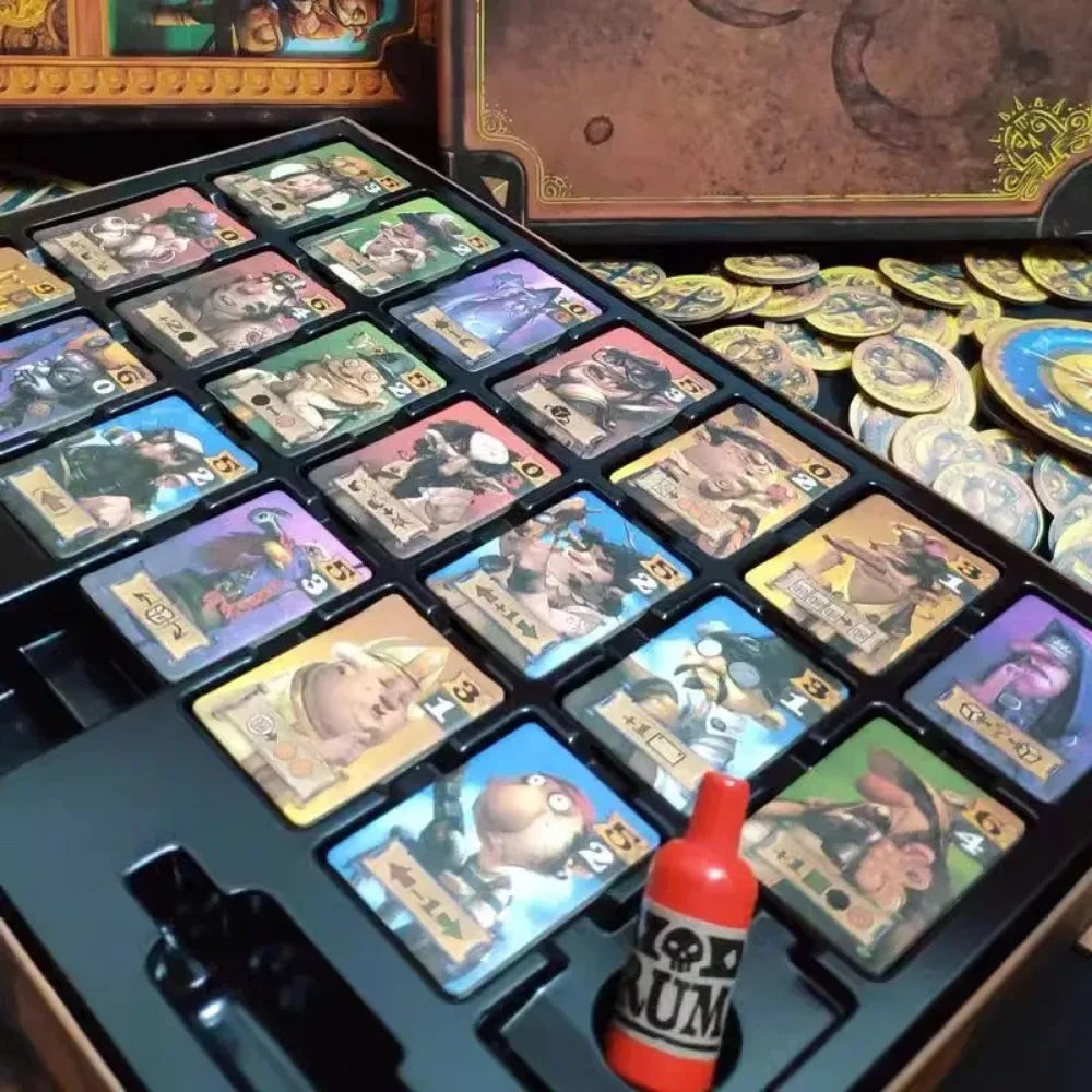 Jamaica Board Game for Family and Party, Funny Table Game, Friends Entertainment, Strategy Game, 2-6 Players