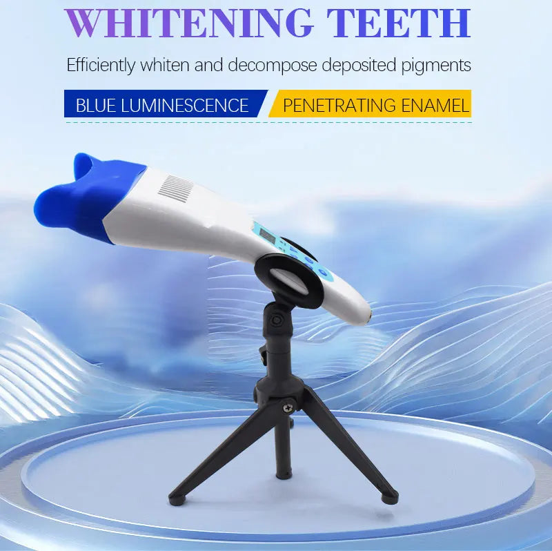 3W portable Dental Unit Bleaching Machine LED Teeth Whitening Light with 10pcs  Blue LED Lights