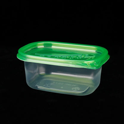 12pcs 280ML Rectangular Plastic Lunch Boxes Disposable Food Container Kitchen Sealed Box For Fruit Cake