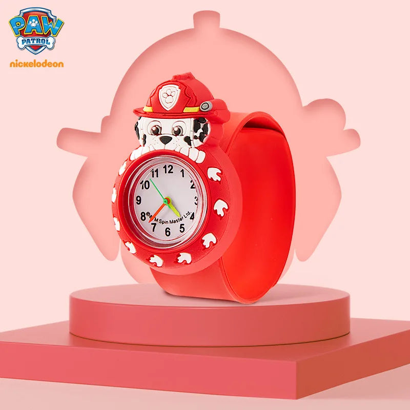 Paw Patrol Kids Watch Cartoon Waterproof Patting Watches Fashion Children Silicone Strap Wrist Watch Students Clock Gift