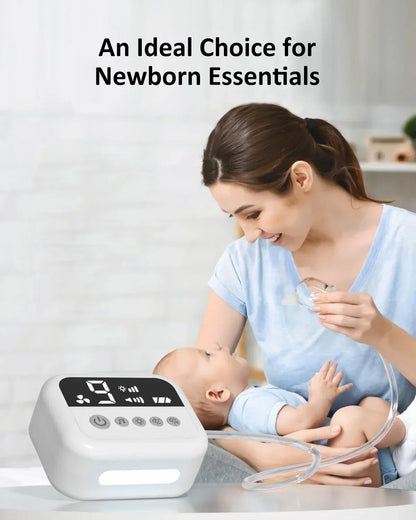 Baby Nasal Aspirator Electric Nose Cleaner with Built-In Music & Night Light Rechargeable Nose Booger Sucker for Infants Babies