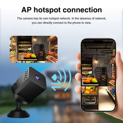 Smart Security Camera Mini Outdoor 1080P WiFi Night Vision Human Detection 2-Way Audio Cloud/SD Storage Camara Espia Smart Home