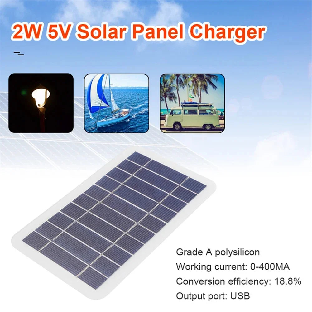 Upgrade new Solar Panel Portable For Fast Phone Charging,Outdoor Mini Solar Charger Outdoor Portable Solar Cell Plate