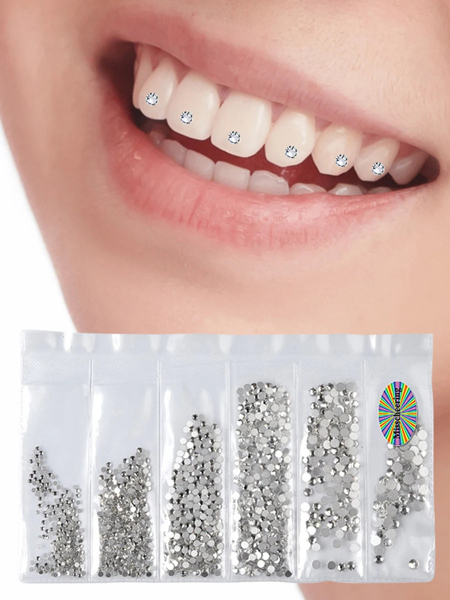 Dental Rhinestones Tooth Stones Teeth Jewelry Tooth Rhinestones Teeth Decoration Teeth Whitening