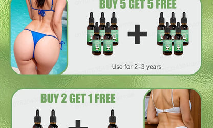 Sexy body care, silky, plump and elastic