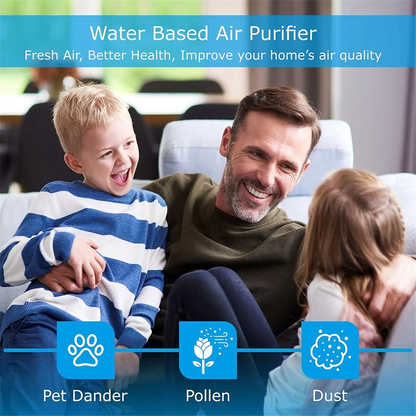 AA81-Air Purifier,Water Filter Air Purifier For Home And Office, Essential Oil Diffuser,Small Air Purifier