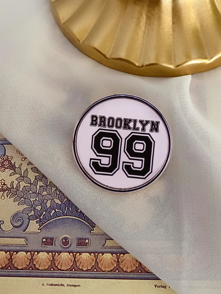 Brooklyn Nine-nine Television Show Pin 99 Design Badge