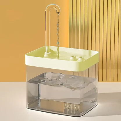 Cat Water Fountain Transparent Ultra-Quiet  Auto Filter Dog Drinker USB Anti-Dry Burning Recirculate Filtering Water Dispenser