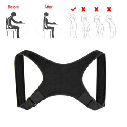 Invisible Back Posture Corrector Trainer Adjustable Shoulder Brace Straight Holder Clavicle Support for Men Women Adult Children