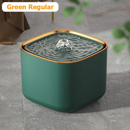 101oz/3L Pet Water Dispenser, Automatic Induction Circulating Filtering Cat Drinking Fountain, Prevent Slip Detachable Portable