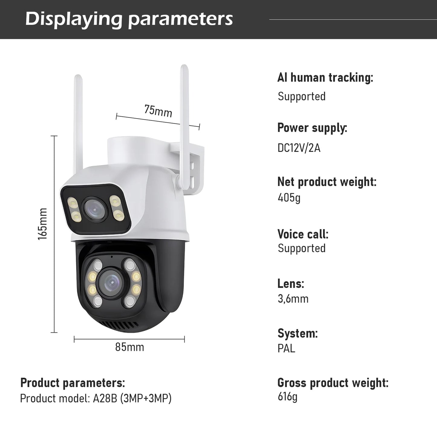 Icsee WiFi security camera WiFi surveillance camera security camera outdoor WiFi surveillance monitor camera monitor