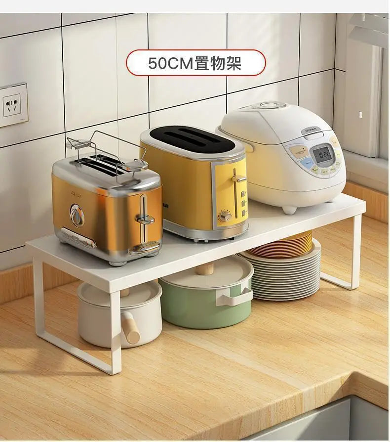 Kitchen Desktop Shelf  Layered Storage Partition Small Racks for Storing Dishes Seasonings Home Storage Holders Organization
