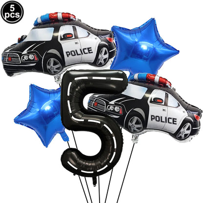 Police Party Birthday Decorations Tableware Police Party Plates Napkins Party Supplies Police Officer Theme Birthday Party Decor