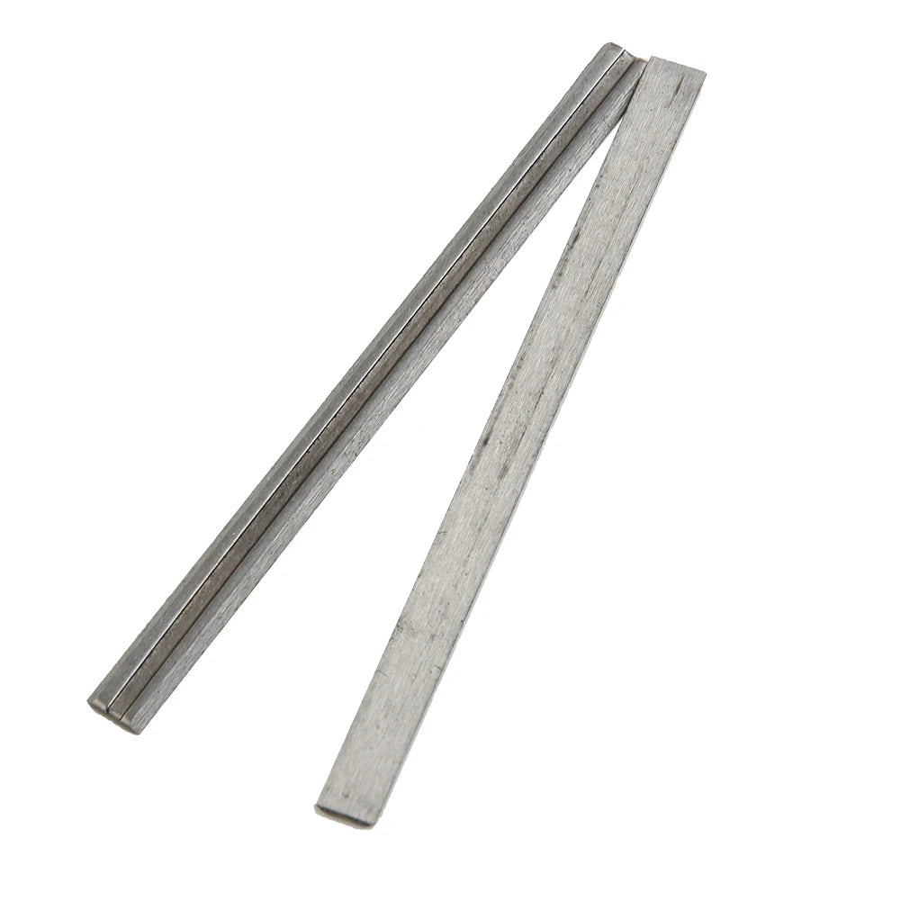 6pcs 82mm Electric Planer Blades HSS Electric Handheld Wood Planers Blades For MKA Woodworking Power Tools Accessories