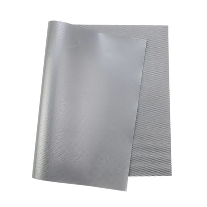 Silicone world Reusable Cabinet Mat Drawer Mat Shelf Liners Moisture-Proof Waterproof Dust Anti-Slip Fridge Kitchen Table Pad