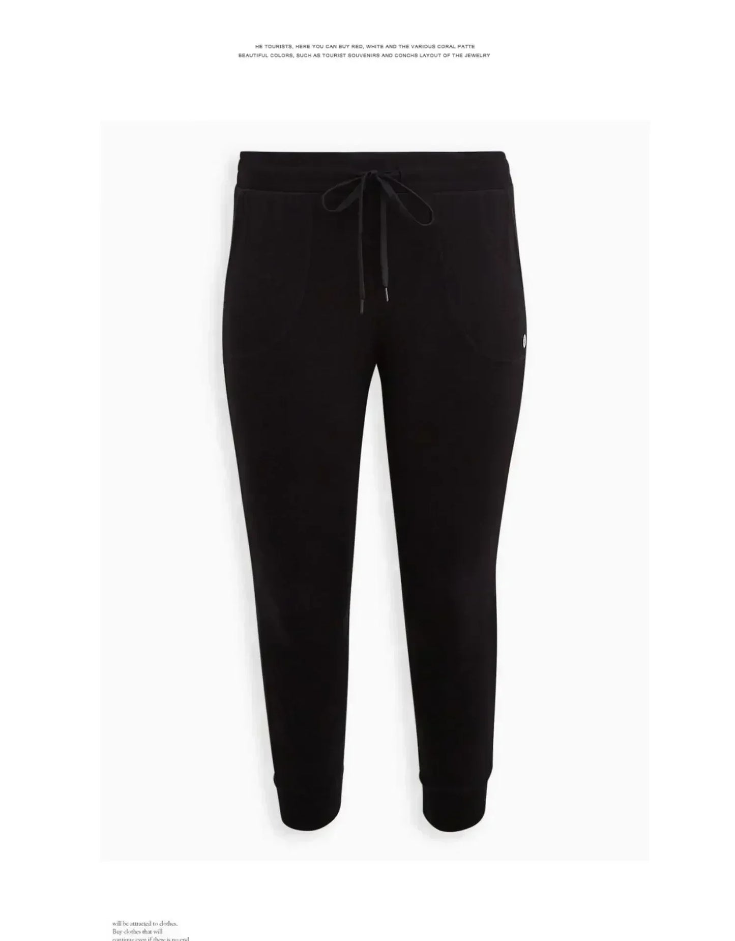 Men's printed waist sports pants street casual pants sports pants suitable outdoor sports and leisure pure jogging pants