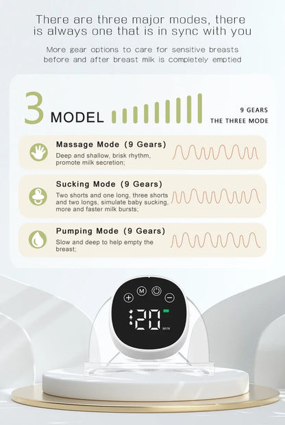 Wearable Breast Pump Mother and Baby Supplies Breast Pump Breast Milk Milking and Milking Machine Fully Automatic Breast Pump