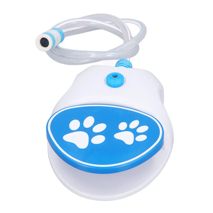 Step On Foot Activated Dog Water Dispenser with Hose Plastic Outdoor Dog Water Fountain Automatic Water Sprinkler for Pet