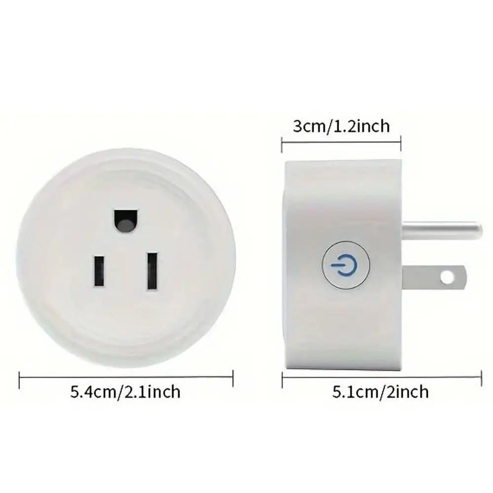 Remote Voice Control Smart Plug 110-240V US Plug Smart Plug Outlet Power Monitoring 10A/16A/20A Smart Wifi Socket Scene Linkage