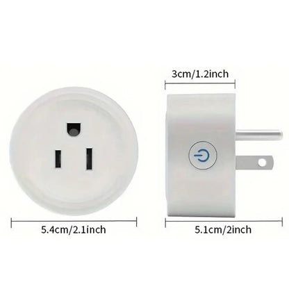 Remote Voice Control Smart Plug 110-240V US Plug Smart Plug Outlet Power Monitoring 10A/16A/20A Smart Wifi Socket Scene Linkage