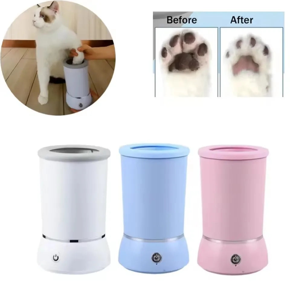 Automatic Dog Paw Cleaner Pet Foot Paw Washer Electric Paw Massager USB Charging for Small Medium Large Dogs Pet Foot Washer Cup