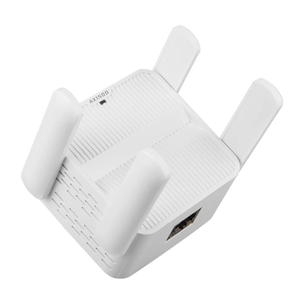 WiFi 6 Repeater Extender 1500Mbps Wireless WiFi Extender with Ethernet Port WiFi 6 Amplifier 4*2dbi Antennas Long Range Amplifer
