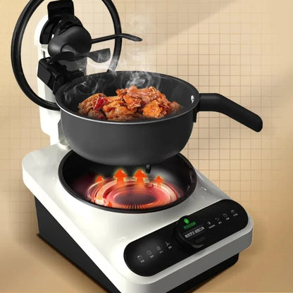 Kitchen Robot Machine 220V Intelligent Food Processor Home Automatic Cooking Machine Multi-cooker רובוט חכם  robots de cuisine