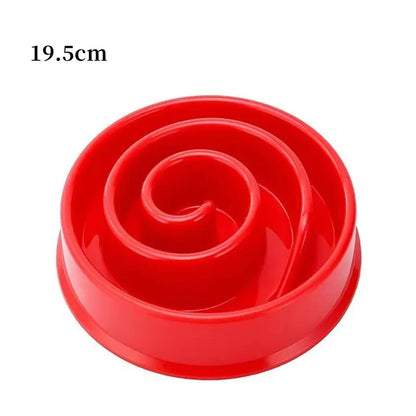 Pet Dog Slow Feeder Bowl Fun Non Slip Anti-Gulping Slower Food Feeding Dishes Eco Dog Bowl for Large Medium Small Dogs Puppy