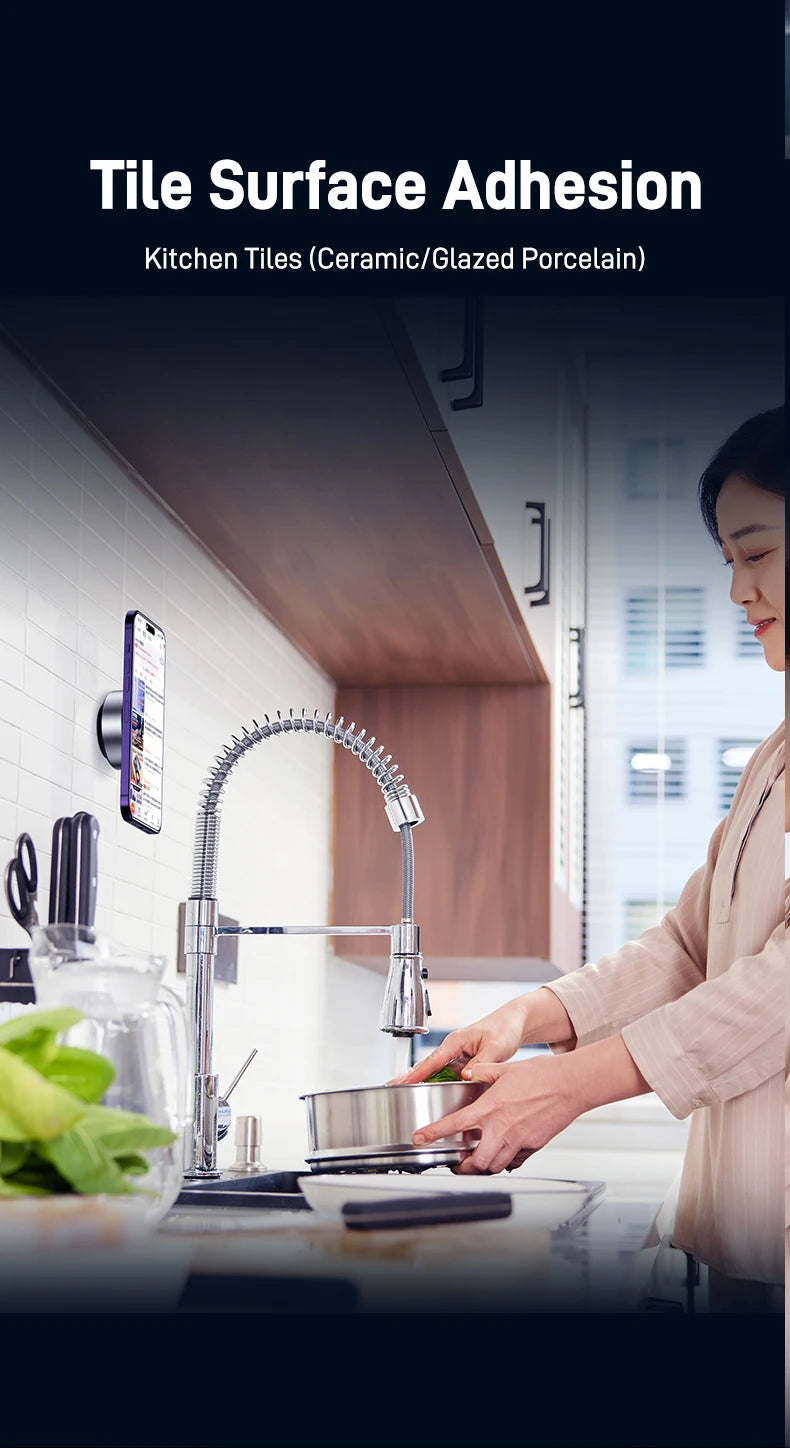 Magnetic Mobile Phone Holder Intelligent Car Mount Cell 360°Rotation Black Technology Stable  Suction Universal  Vacuum Adsorpti