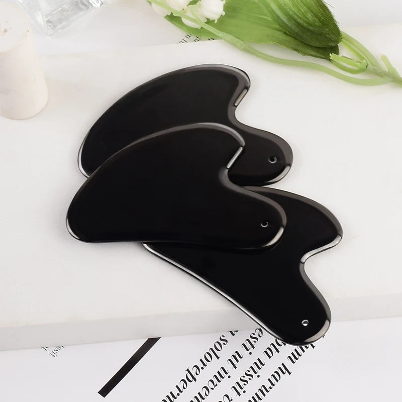 Stainless Steel Facial GuaSha Scraping Face Care Lifting Massage Tools Anti Wrinkle Skin Tighten Cooling Cellulite Massager Tool