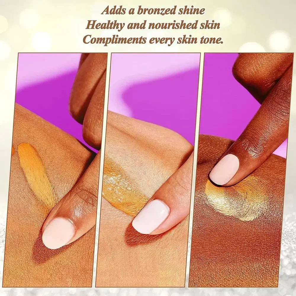 30ml Fake Tan Peptide Serums Liquid Dark Self Tanning Serum Self Tanning Essence Bronzer Drops Face Self Tanner Drops