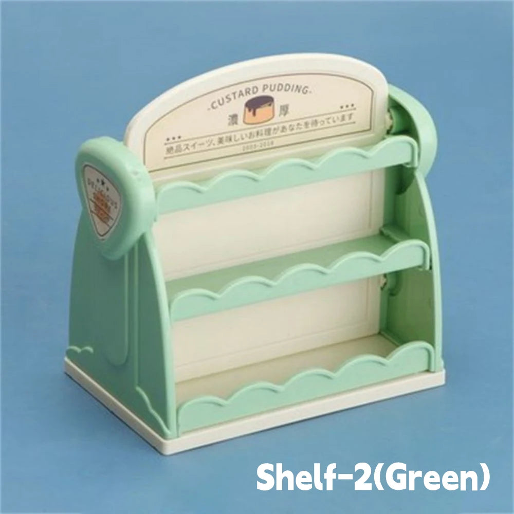 1:12 Miniature Furniture Shopping Cart Refrigerator Kitchen Shelve Mini Drink Dessert Food Dollhouse Kitchen Toy Model Gift