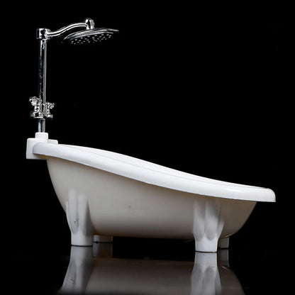 Dollhouse Miniatures Bathtub Furniture Bathroom Accessories Kids Pretend Toy