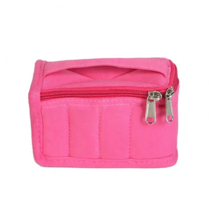 8-Grid Essential Oils Carry Case Moisture-proof Shockproof Cosmetic Organizer Box Handle Convenient Essential Oils Container