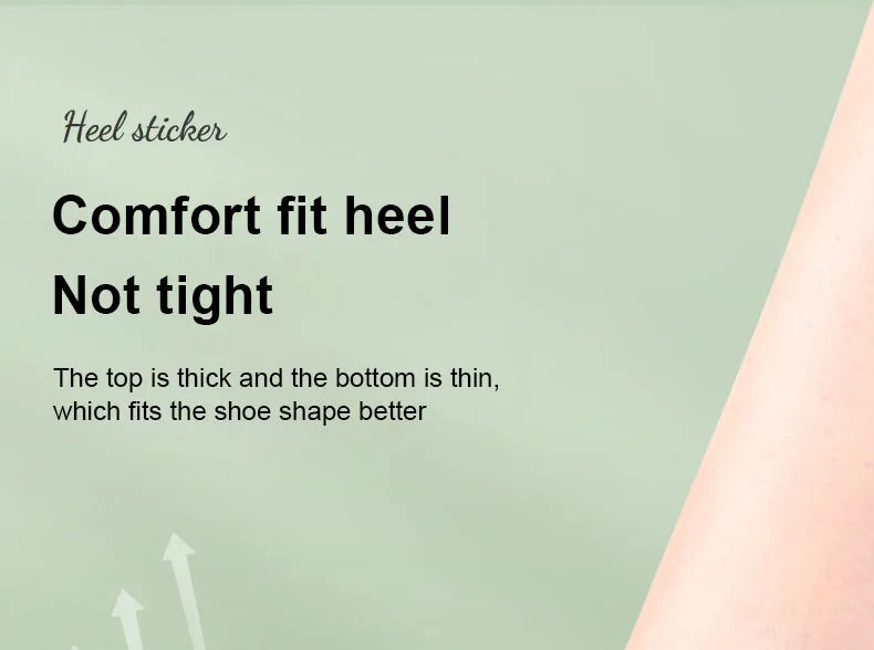 Heel Sticker Heel Protector for Shoes Anti Slip Heel Cushions Non-Slip Heel Inserts Silicone Shoe Backs Foot Care for Women Men