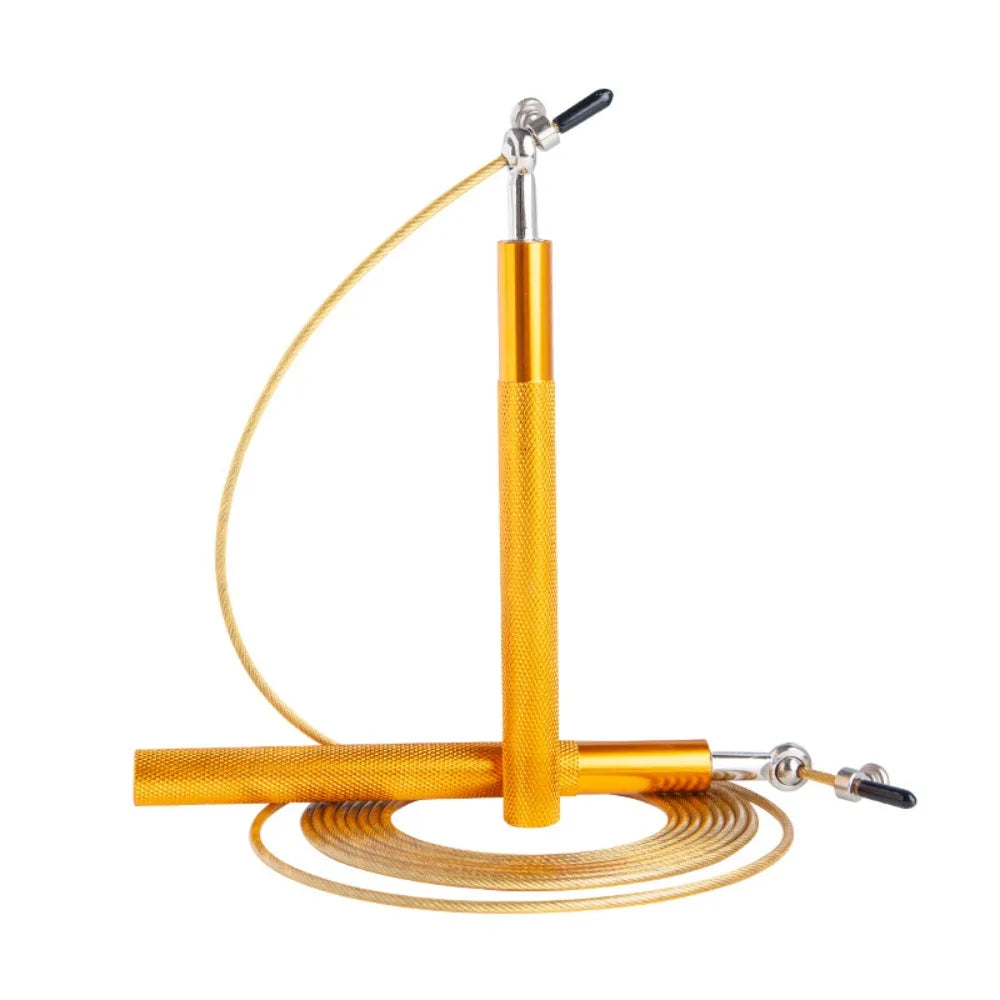 3 Meters Speed Skipping Rope Adjustable 360° Swivel Ball Bearing Boxing Skipping Rope Steel Wire Aluminum Alloy