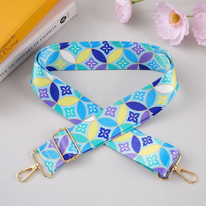Fashionable And Minimalist Shoulder Strap Print Adjustable Bag Strap Luggage Replaceable Travel Accessories