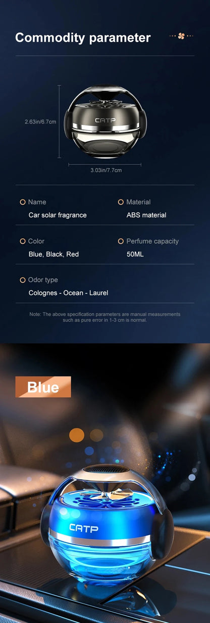Car air freshener Solar Rotating Aroma Diffuser Home/car/bedroom/Perfumes Car perfumes decorations and accessories that men like