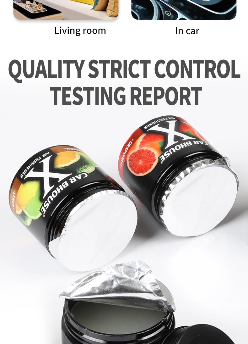 Car Air Freshener Solid Cologne Lavender Lemon Auto Accessories Vanilla Good Smell Odor Eliminator Essential For Home Closet