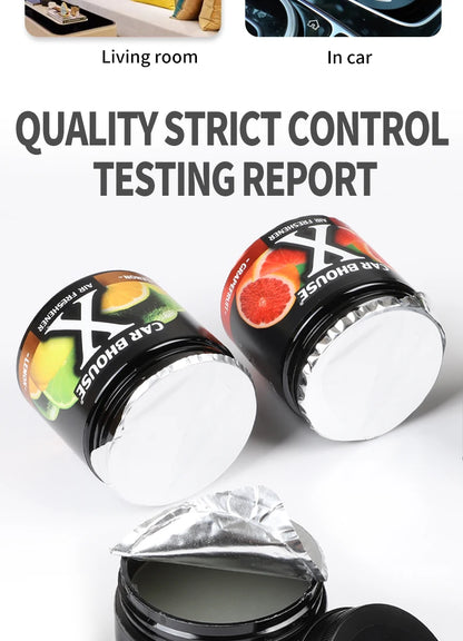 Car Air Freshener Solid Cologne Lavender Lemon Auto Accessories Vanilla Good Smell Odor Eliminator Essential For Home Closet