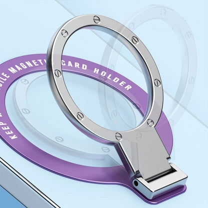 Cell Phone Ring Holder Stand Finger Grip Degree Rotation Kickstand Compatible iPhones Wireless charging