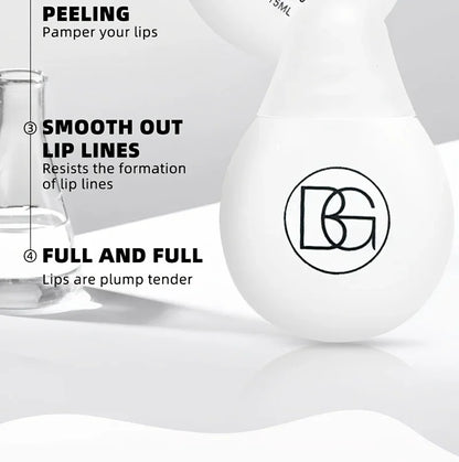 BEAUTY GLAZED Nourishing Lip Balm with Plant Squalane and Amino Acids, Natural Oil-Based, Long-Lasting Moisture Plant Squalane