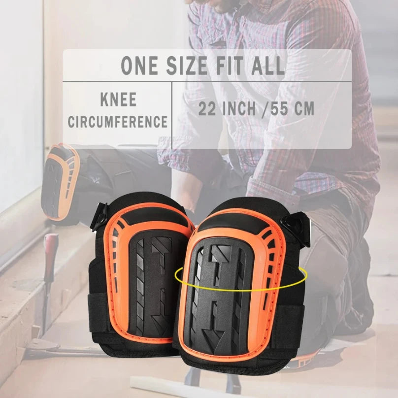 Knee Pads for Work-Heavy Duty Support Kneepads with Gel Cushion&Anti-Slip Straps-Construction,Flooring,Gardening,Cleaning,Tile