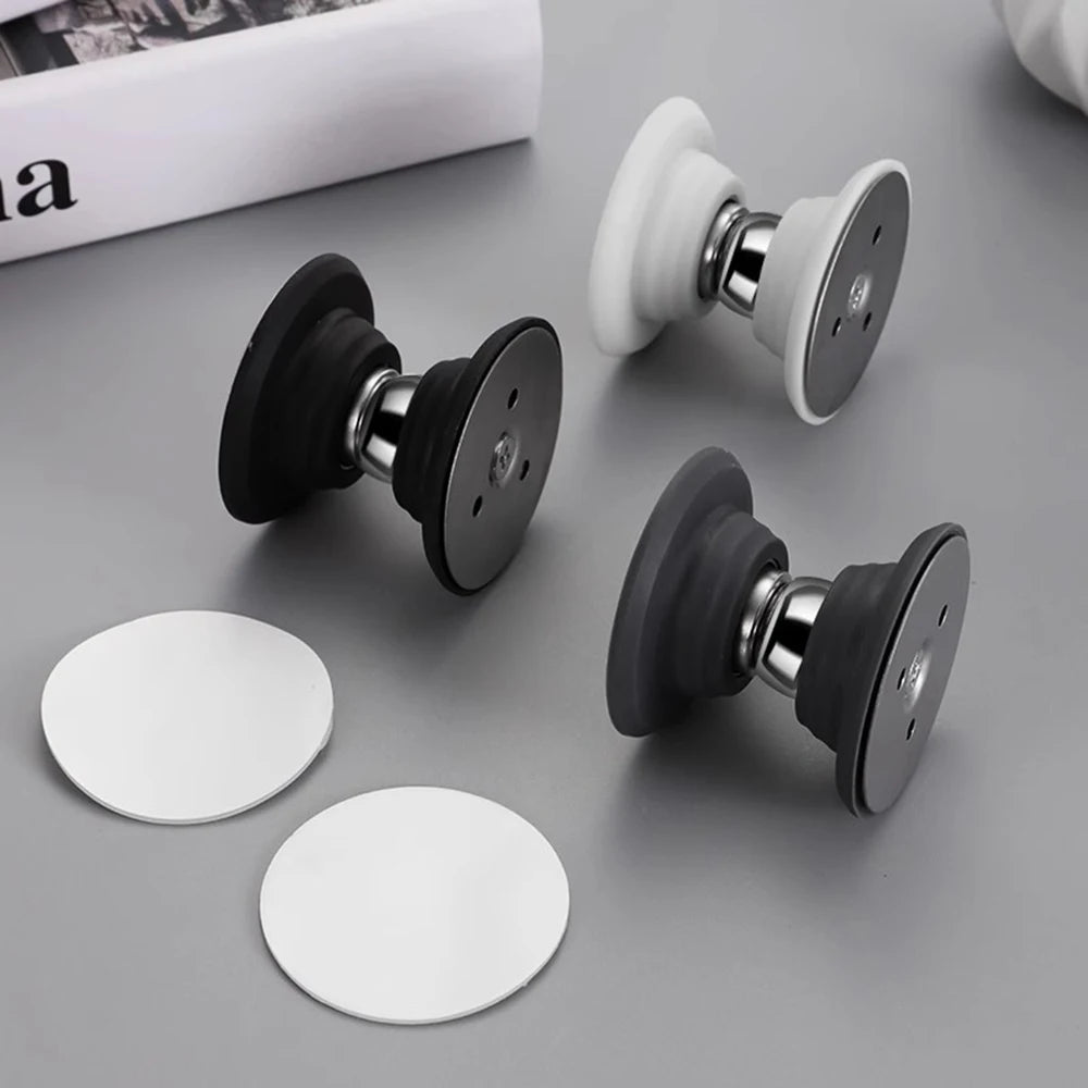 Rubber UFO magnetic door suction, indoor bedroom door, floor suction, door stopper, door handle protector