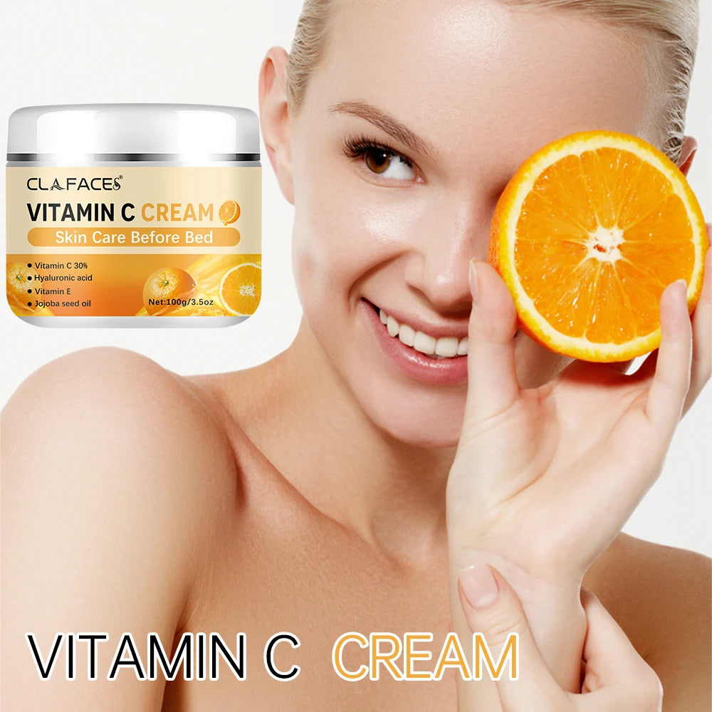 Retinol Vitamin C Face Cream Anti-wrinkle Moisturizing Hyaluronic Acid Vitamin C Facial Cream Skincare Face Brighten Skin Tone