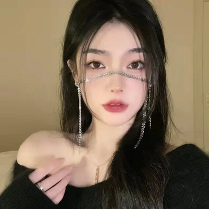 Fashion Sexy Face Chain Punk Fringe Earrings Accessory Adjustable Face Chain Face Fashion Jewelry Accessories