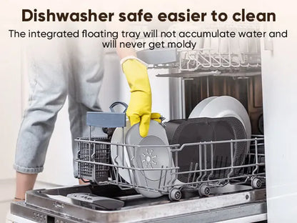 PETPATH No Spill Dog Water Bowl 2.2L (75oz) Large Capacity Anti-Splash Design – Reduces Refill Frequency for All Dogs